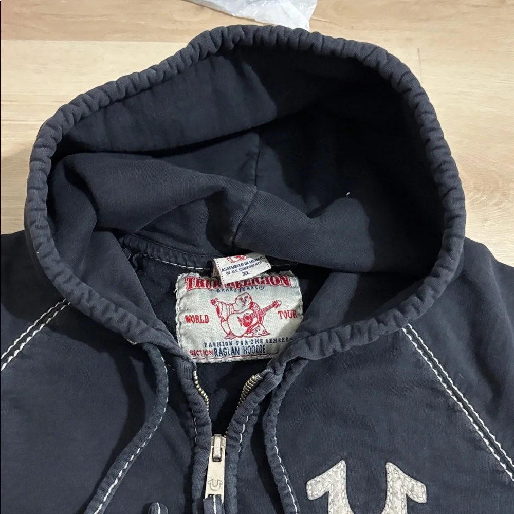 True Religion Graphic Label Hoodie